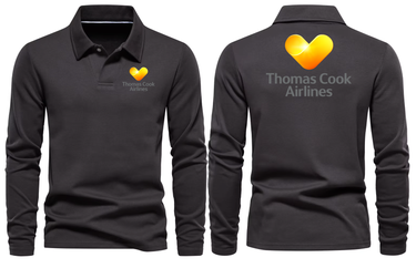 THOMAS AIRLINES LONG SLEEVE POLO